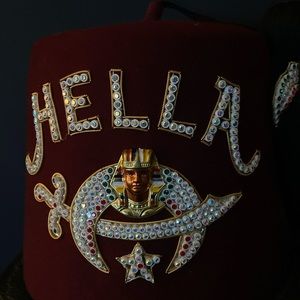 Vintage “HELLA” Fez & Carrier